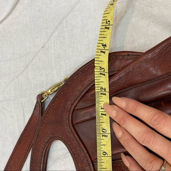 Vintage‎ Leather Oversized Gabbrielli Vittorio Handbag Purse - Picture 16 of 16